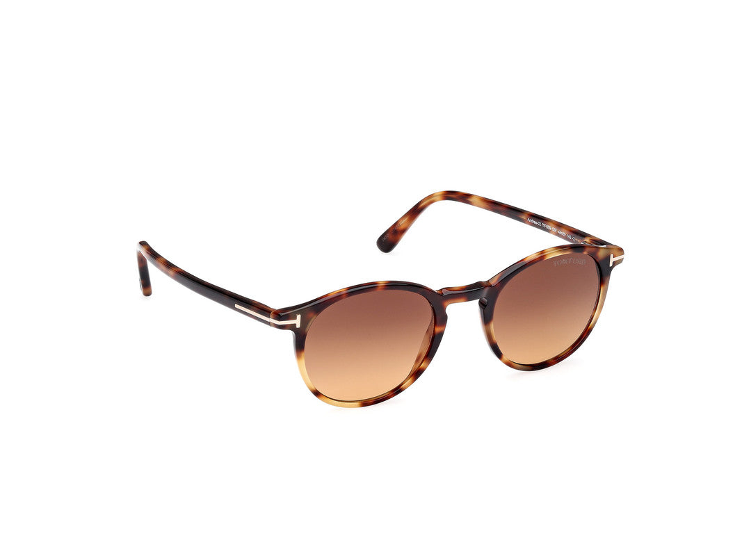 Blonde Havana Male Sunglasses Tom Ford 889214531735