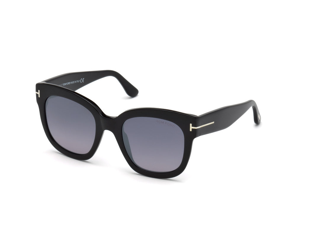 Shiny Black Female Sunglasses Tom Ford 664689929290