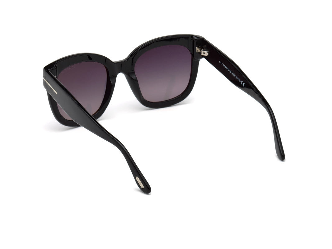 Shiny Black Female Sunglasses Tom Ford 664689929290