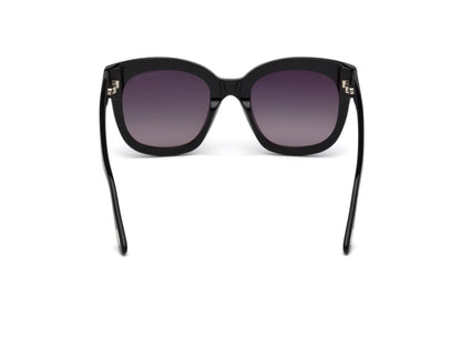Shiny Black Female Sunglasses Tom Ford 664689929290