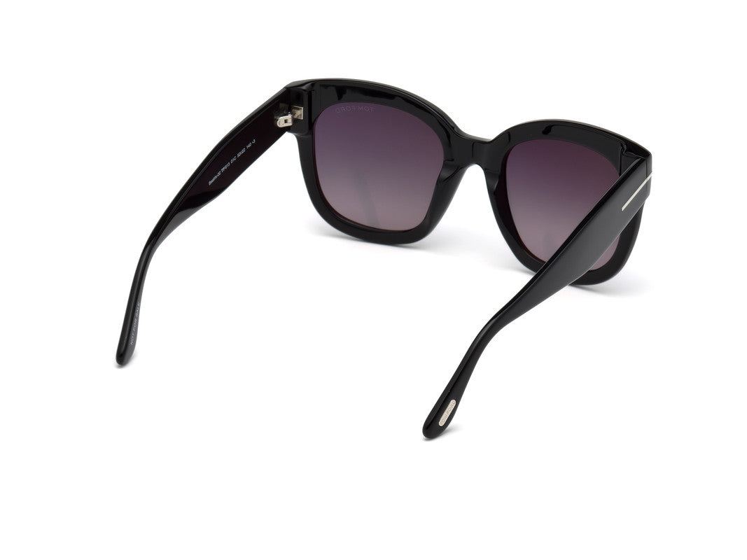 Shiny Black Female Sunglasses Tom Ford 664689929290