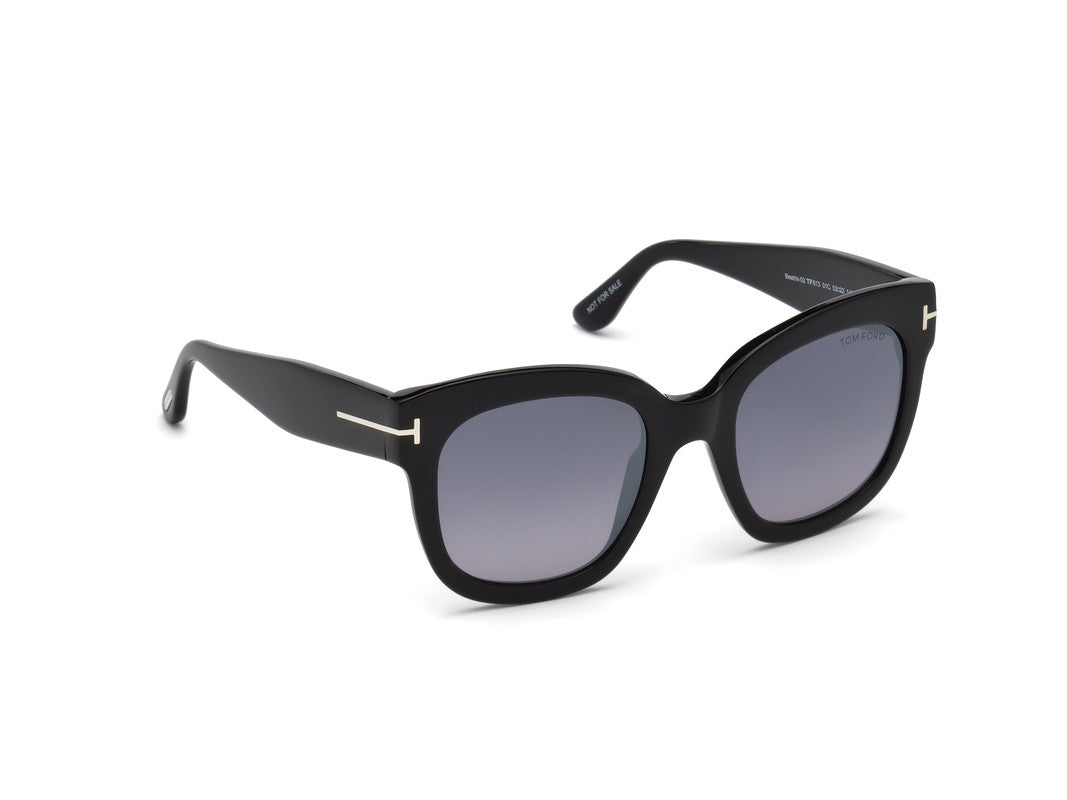 Shiny Black Female Sunglasses Tom Ford 664689929290