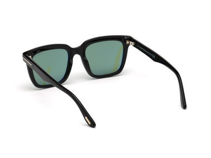 Shiny Black Male Sunglasses Tom Ford 664689980123