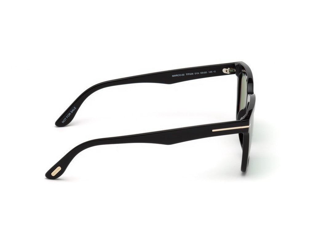 Shiny Black Male Sunglasses Tom Ford 664689980123