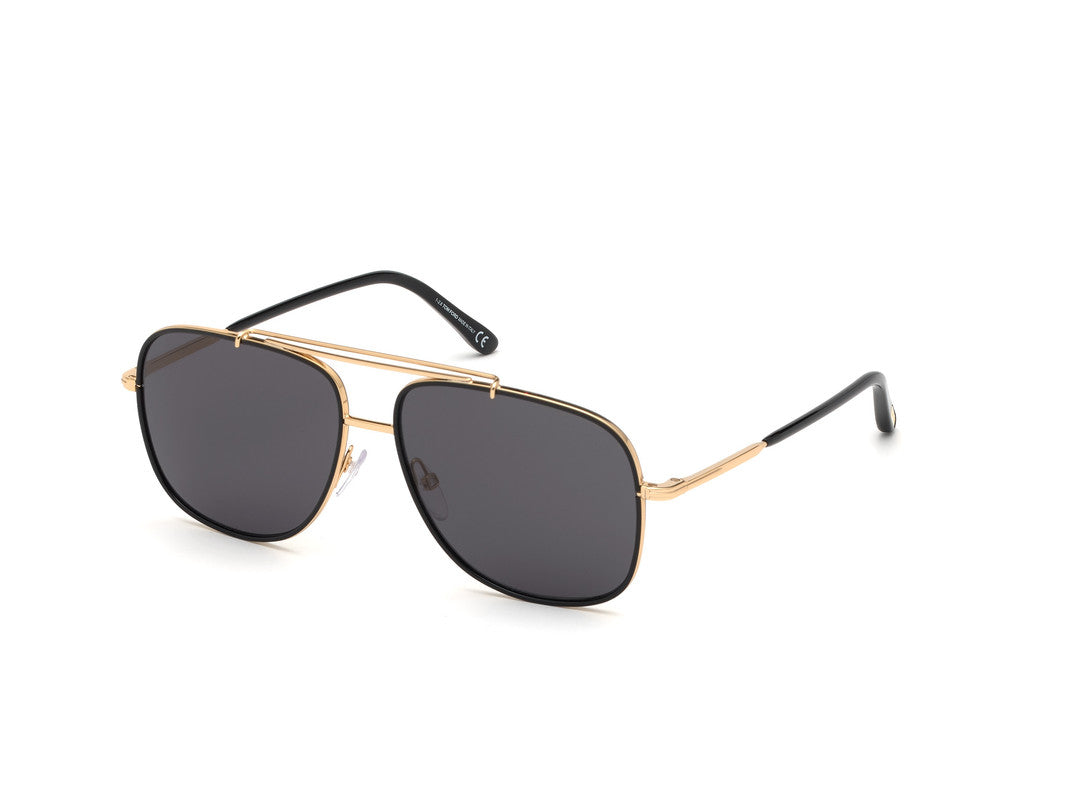 Shiny Deep Gold Male Sunglasses Tom Ford 889214027771