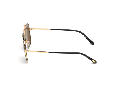 Shiny Deep Gold Male Sunglasses Tom Ford 889214027771