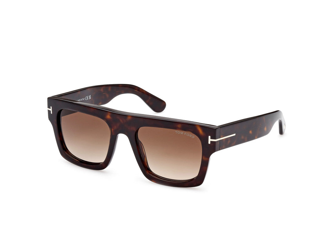 Dark Havana Male Sunglasses Tom Ford 889214369024