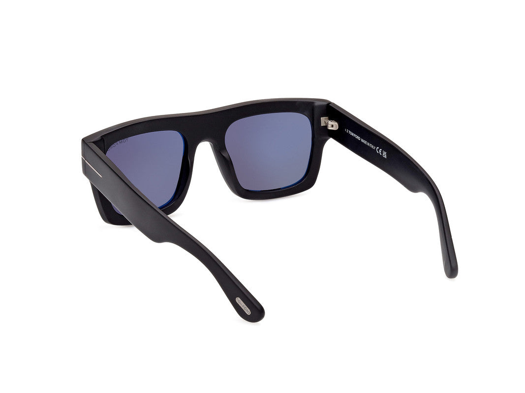 Matte Black Male Sunglasses Tom Ford 889214368386