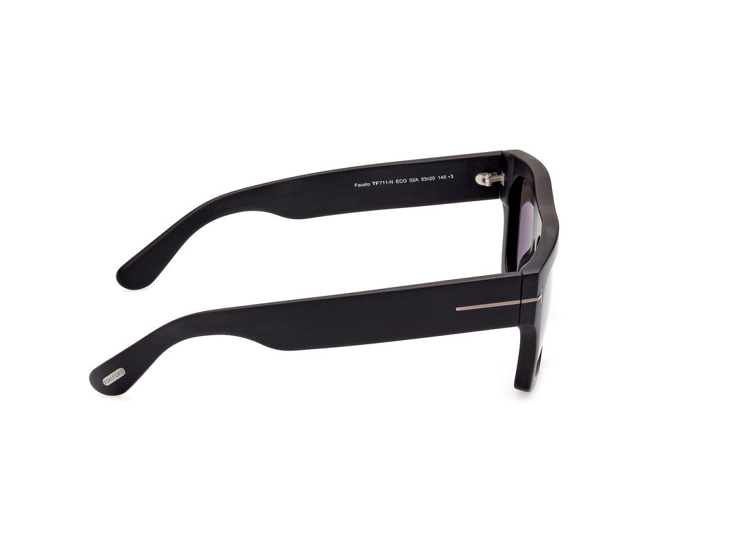 Matte Black Male Sunglasses Tom Ford 889214368386