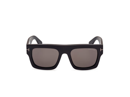 Matte Black Male Sunglasses Tom Ford 889214368386