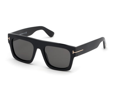 Shiny Black Smoke Male Sunglasses Tom Ford 889214029614