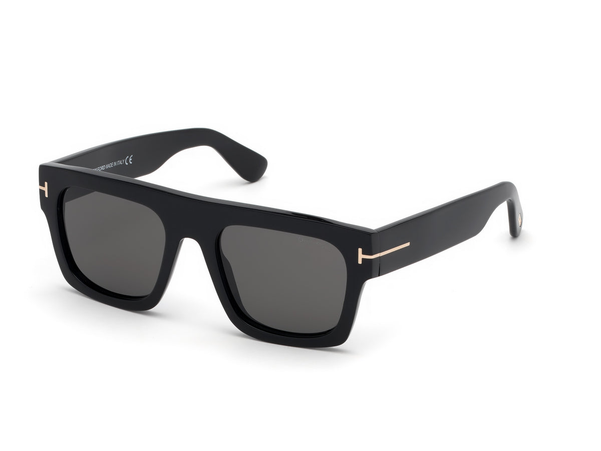 Shiny Black Smoke Male Sunglasses Tom Ford 889214029614
