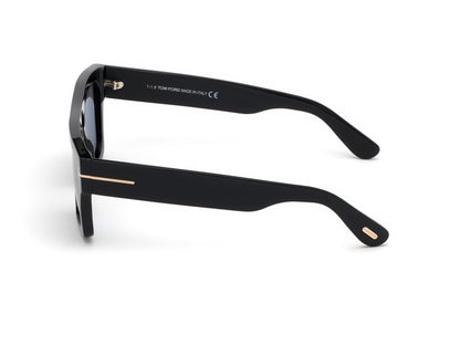 Shiny Black Smoke Male Sunglasses Tom Ford 889214029614