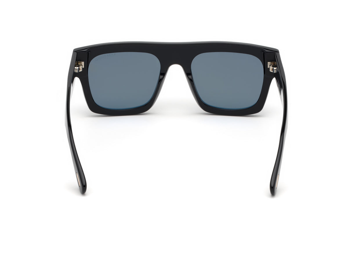 Shiny Black Smoke Male Sunglasses Tom Ford 889214029614