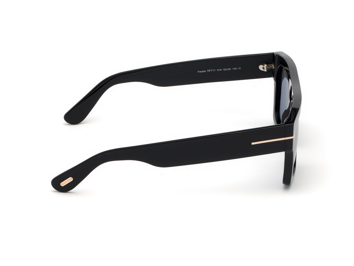 Shiny Black Smoke Male Sunglasses Tom Ford 889214029614