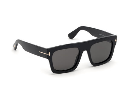 Shiny Black Smoke Male Sunglasses Tom Ford 889214029614