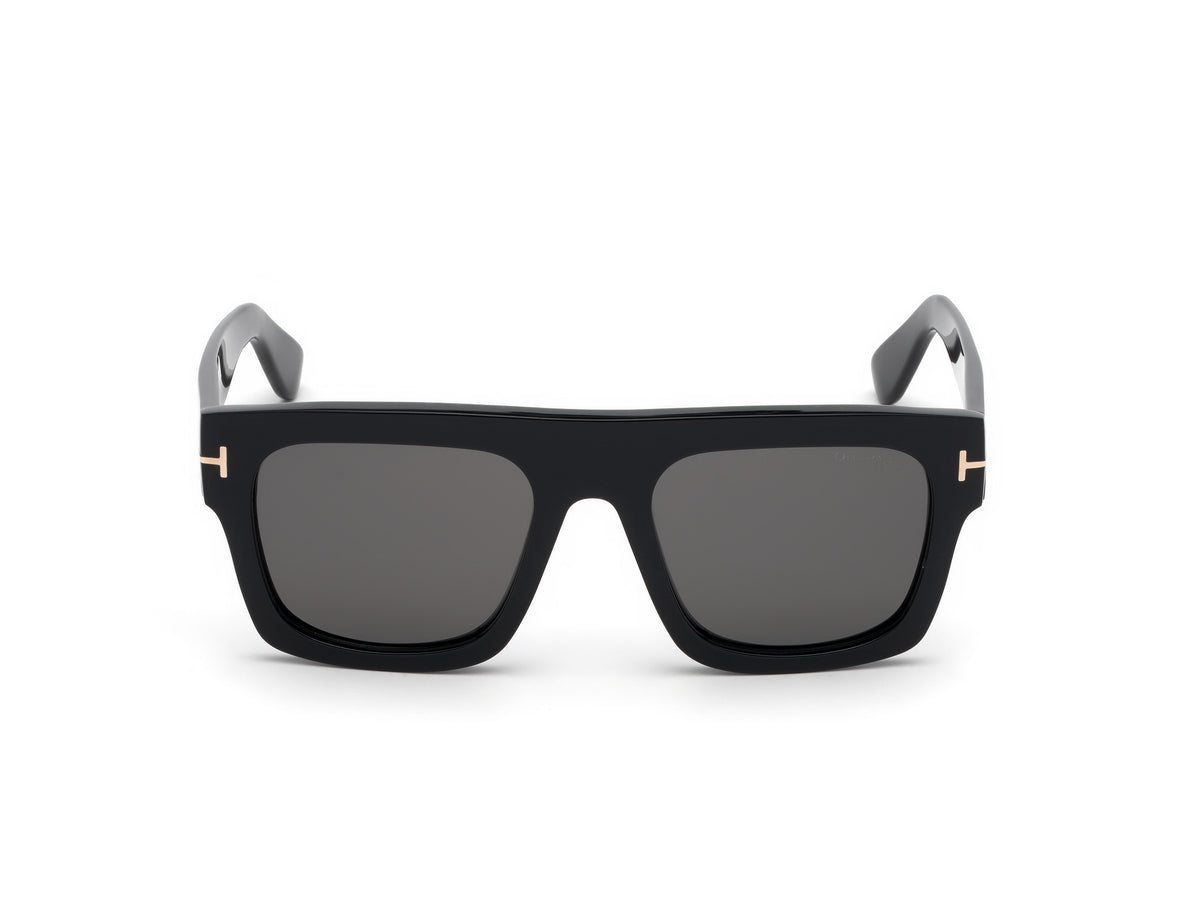 Shiny Black Smoke Male Sunglasses Tom Ford 889214029614