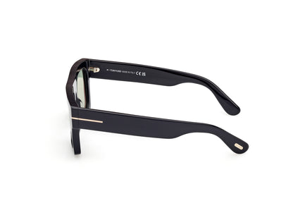 Shiny Black Green Male Sunglasses Tom Ford 889214551740