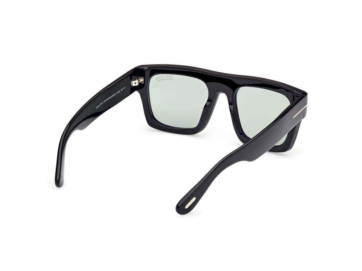 Shiny Black Green Male Sunglasses Tom Ford 889214551740