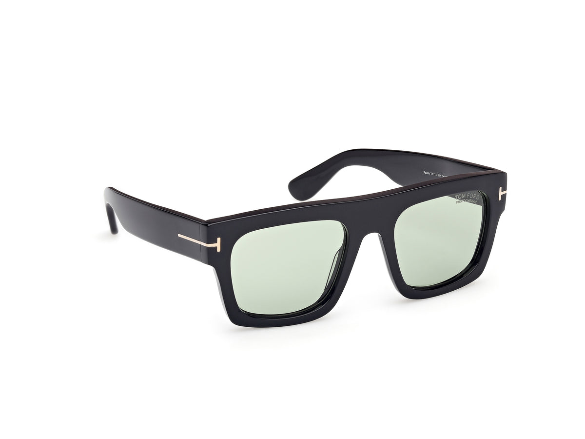 Shiny Black Green Male Sunglasses Tom Ford 889214551740