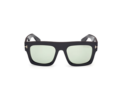 Shiny Black Green Male Sunglasses Tom Ford 889214551740