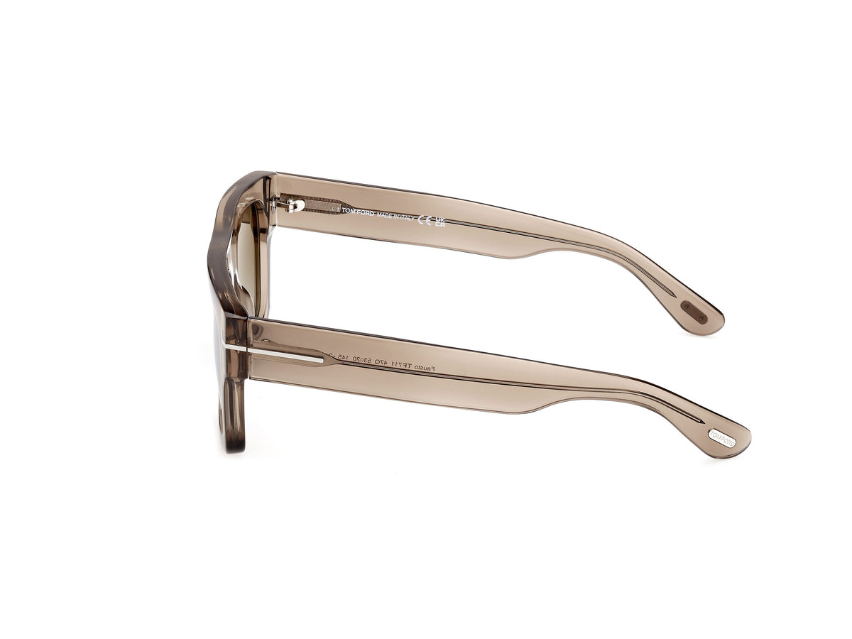 Light Brown Green Mirror Male Sunglasses Tom Ford 889214369017