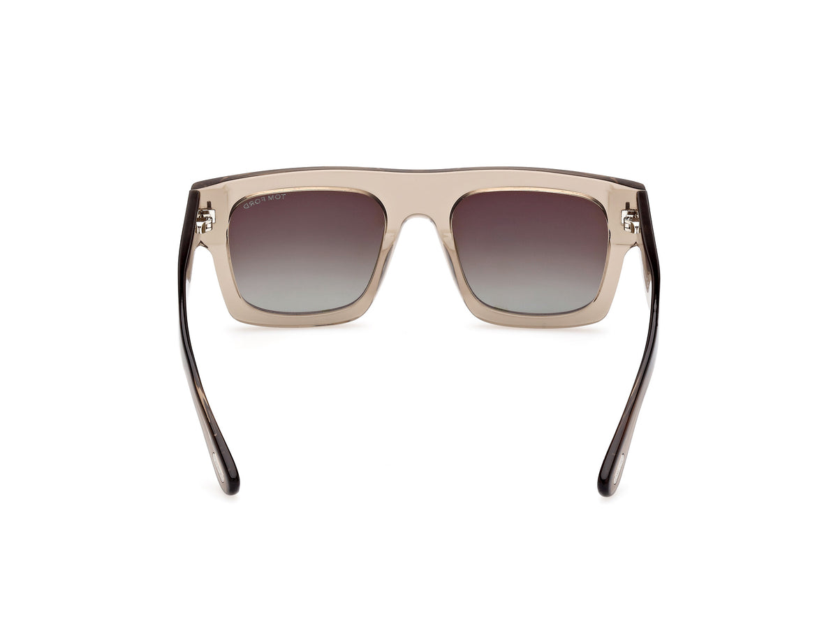 Light Brown Green Mirror Male Sunglasses Tom Ford 889214369017