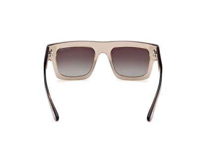 Light Brown Green Mirror Male Sunglasses Tom Ford 889214369017