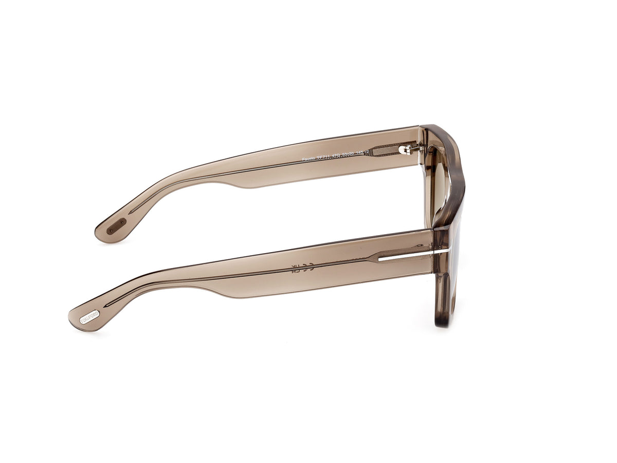 Light Brown Green Mirror Male Sunglasses Tom Ford 889214369017