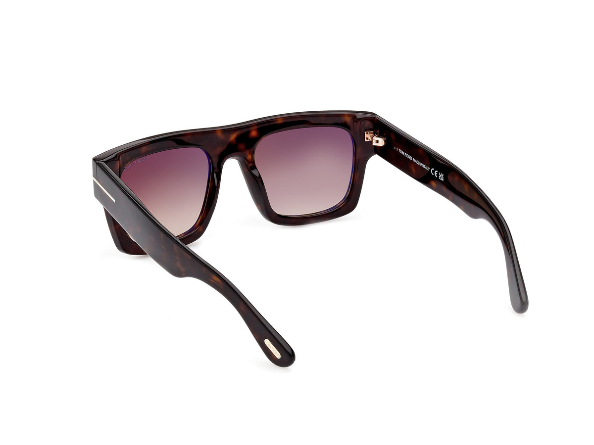 Dark Havana Gradient Brown Male Sunglasses Tom Ford 889214369024