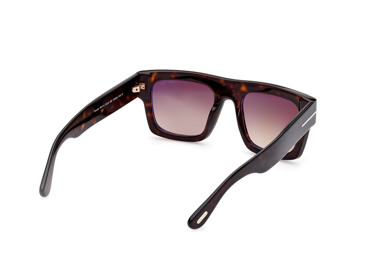 Dark Havana Gradient Brown Male Sunglasses Tom Ford 889214369024