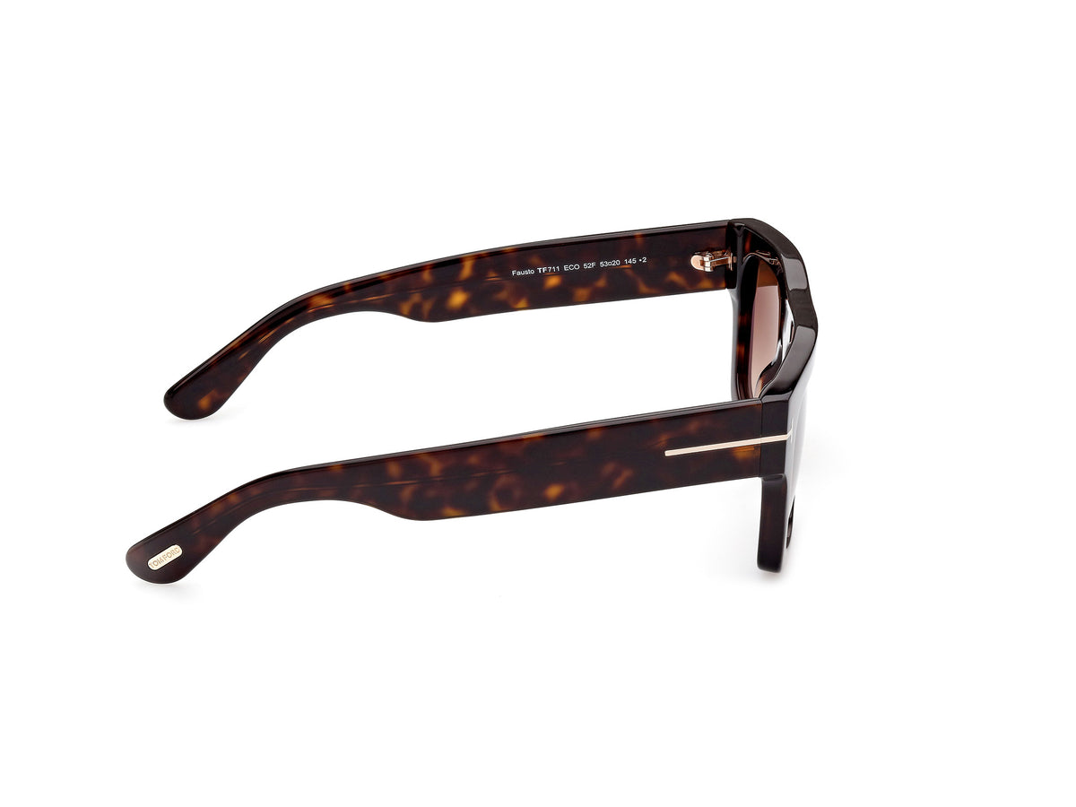 Dark Havana Gradient Brown Male Sunglasses Tom Ford 889214369024