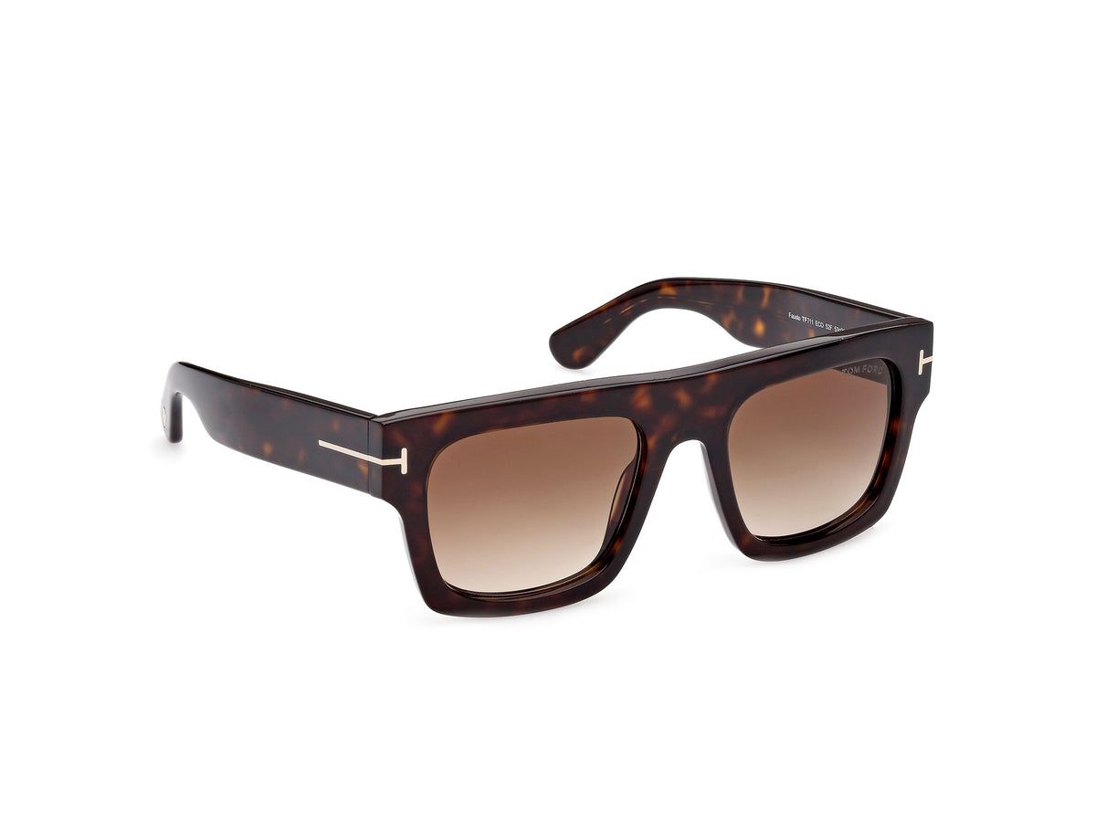 Dark Havana Gradient Brown Male Sunglasses Tom Ford 889214369024