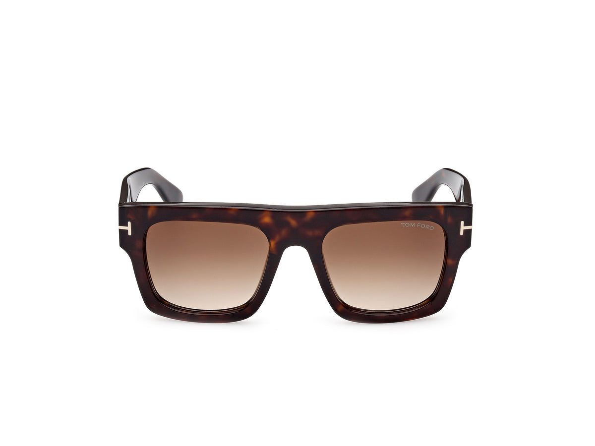 Dark Havana Gradient Brown Male Sunglasses Tom Ford 889214369024