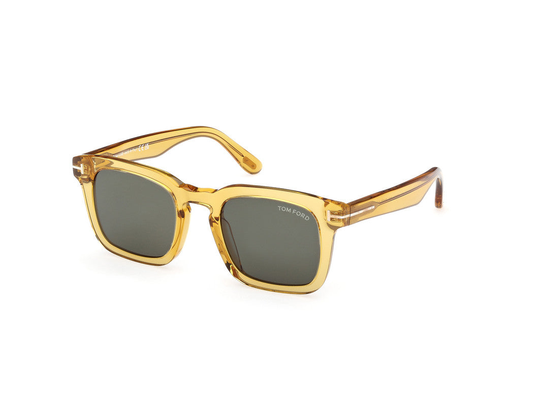 Shiny Light Yellow Male Sunglasses Tom Ford 889214551917