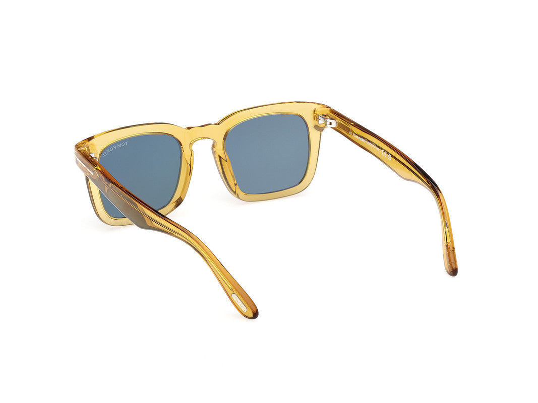 Shiny Light Yellow Male Sunglasses Tom Ford 889214551917