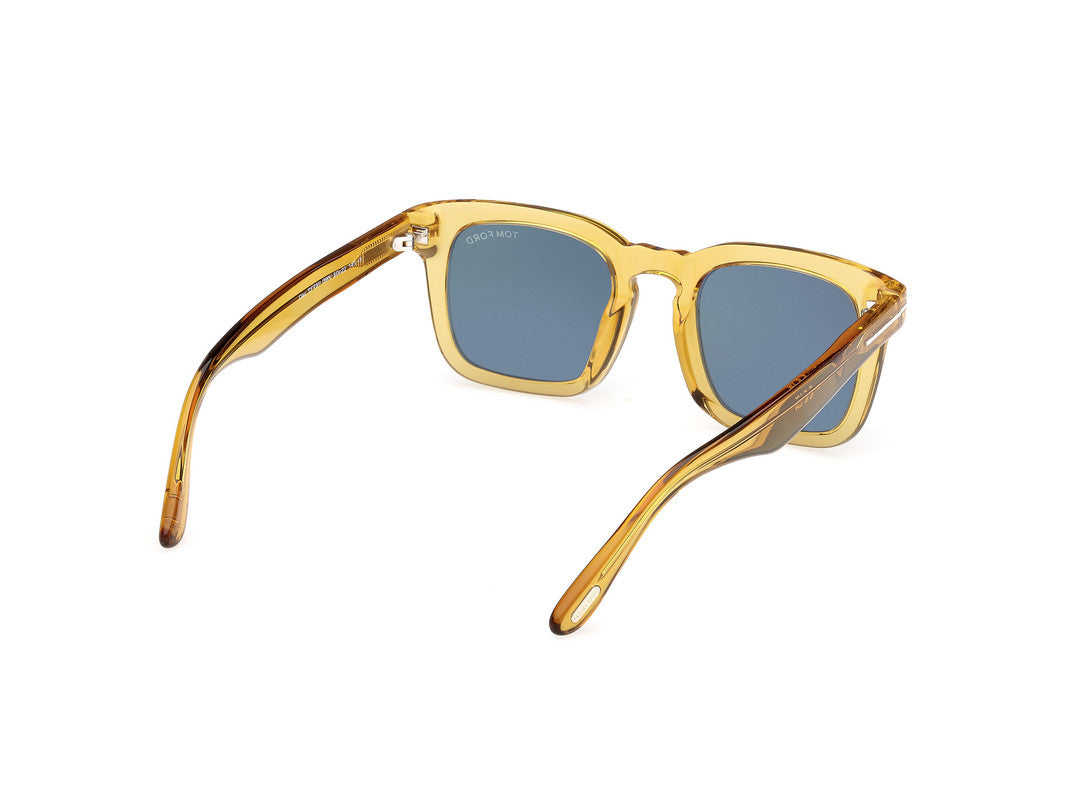 Shiny Light Yellow Male Sunglasses Tom Ford 889214551917