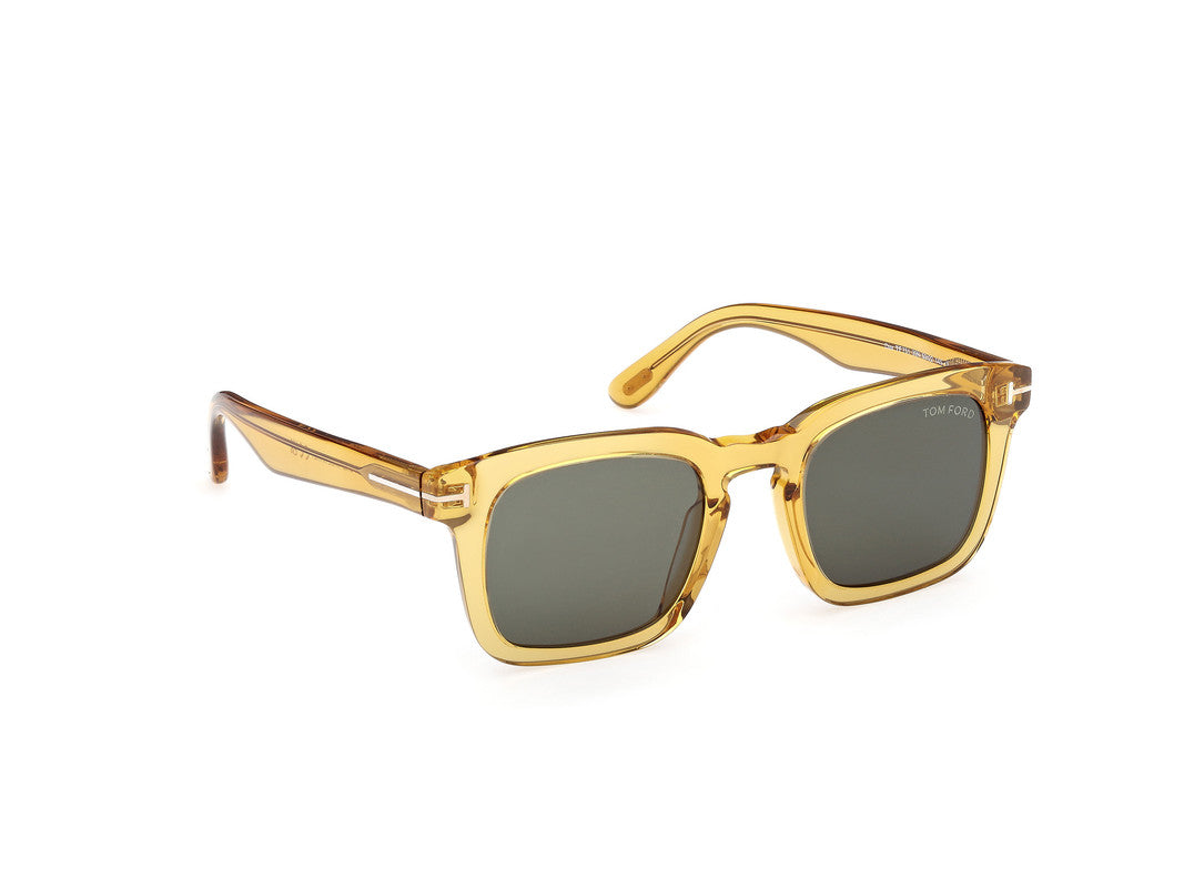 Shiny Light Yellow Male Sunglasses Tom Ford 889214551917