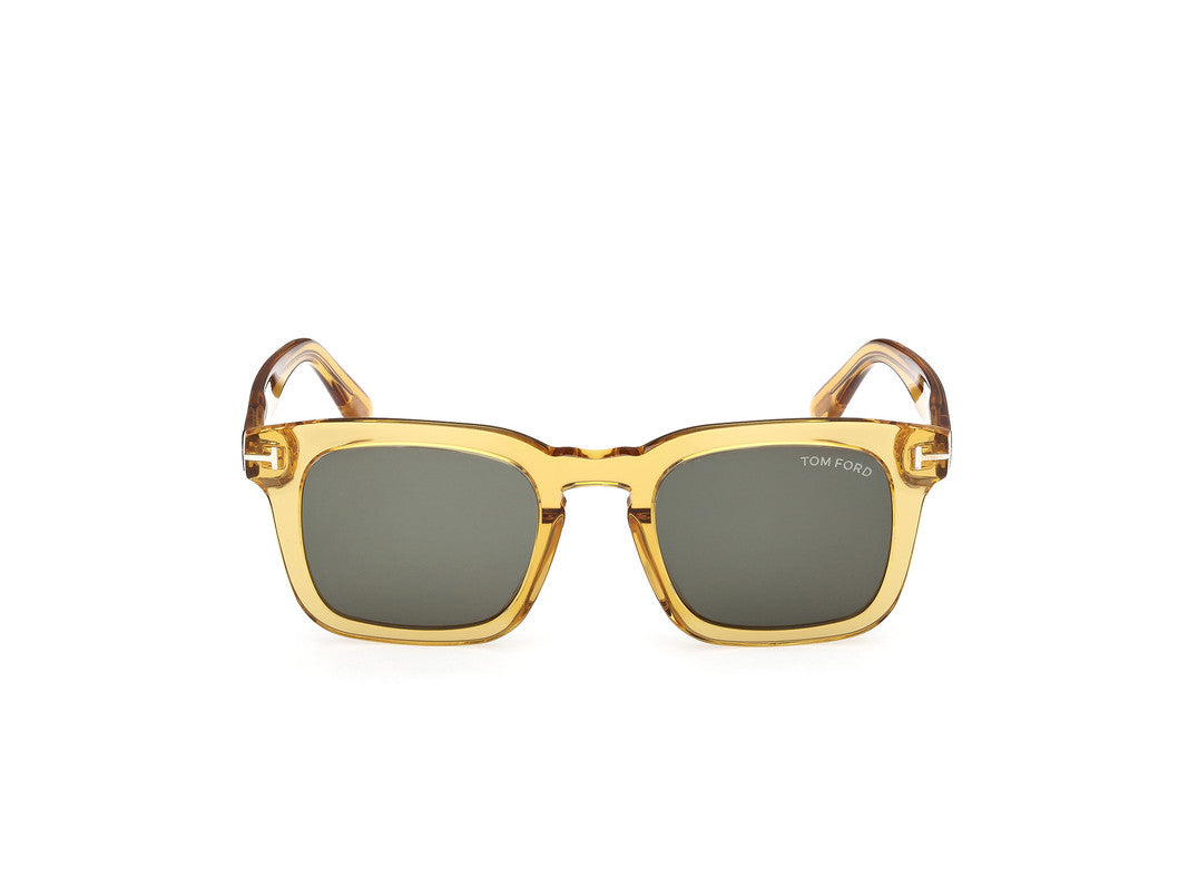 Shiny Light Yellow Male Sunglasses Tom Ford 889214551917