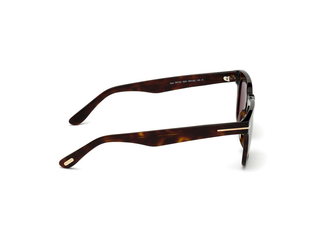 Dark Havana Male Sunglasses Tom Ford 889214095909