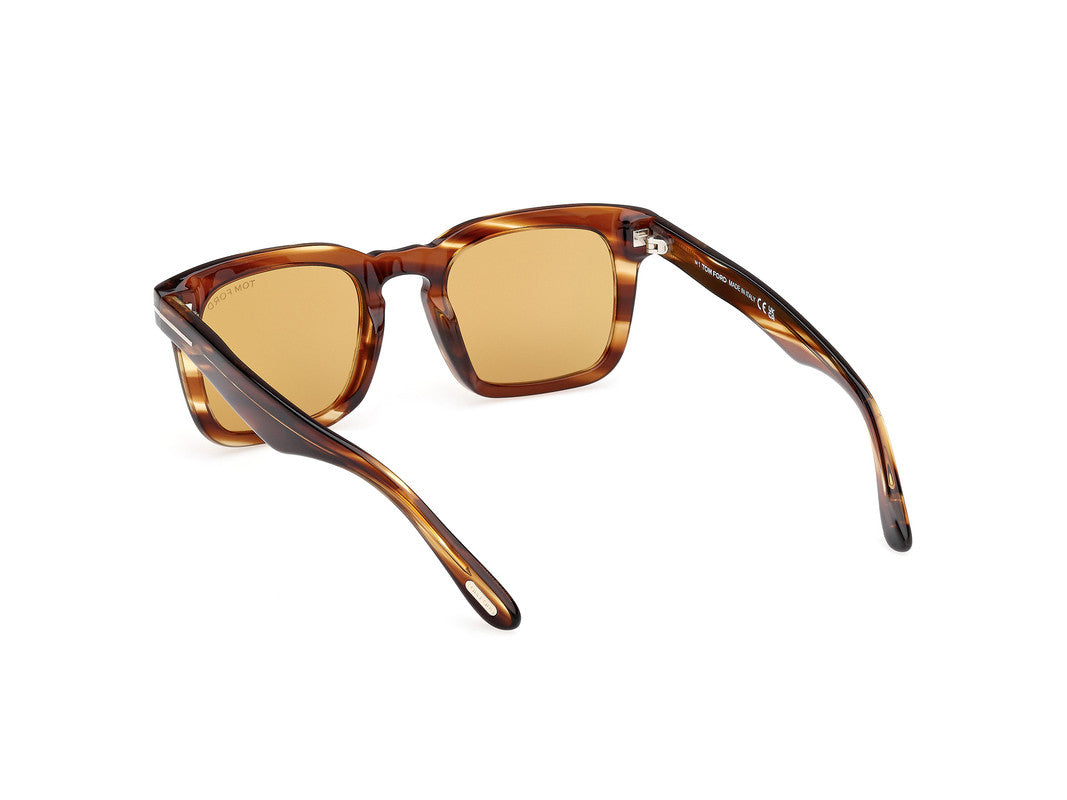 Blonde Havana Male Sunglasses Tom Ford 889214551924