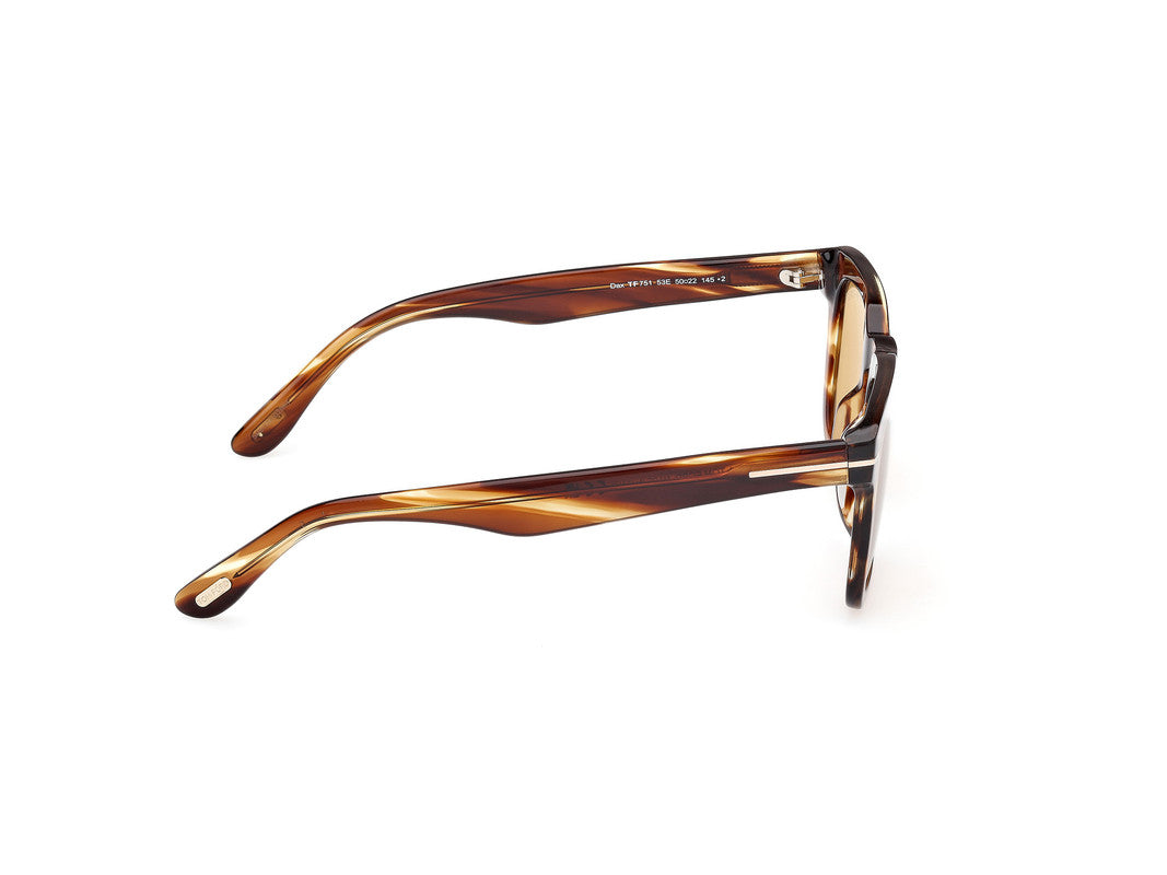 Blonde Havana Male Sunglasses Tom Ford 889214551924