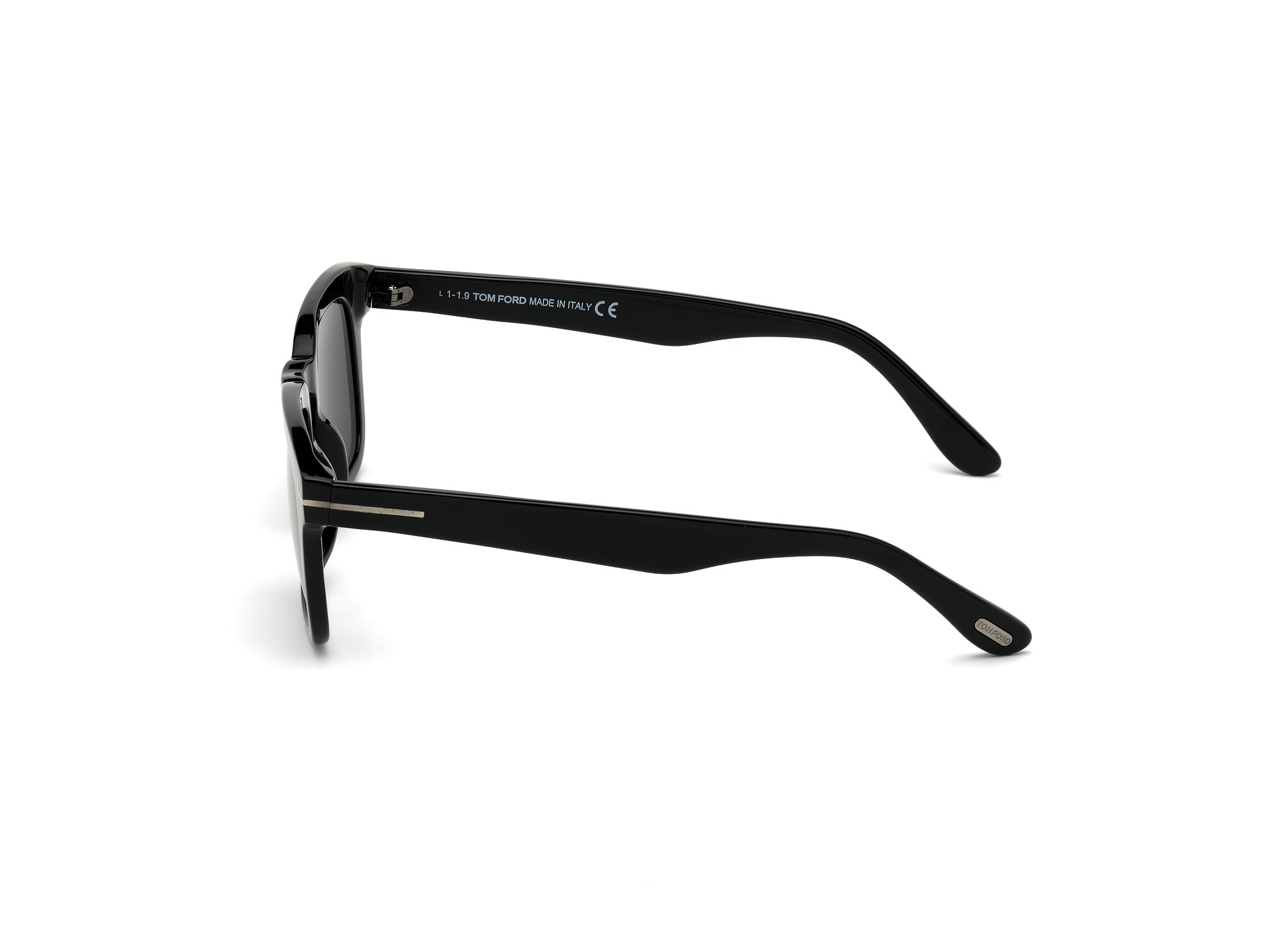Shiny Black Male Sunglasses Tom Ford 889214095978