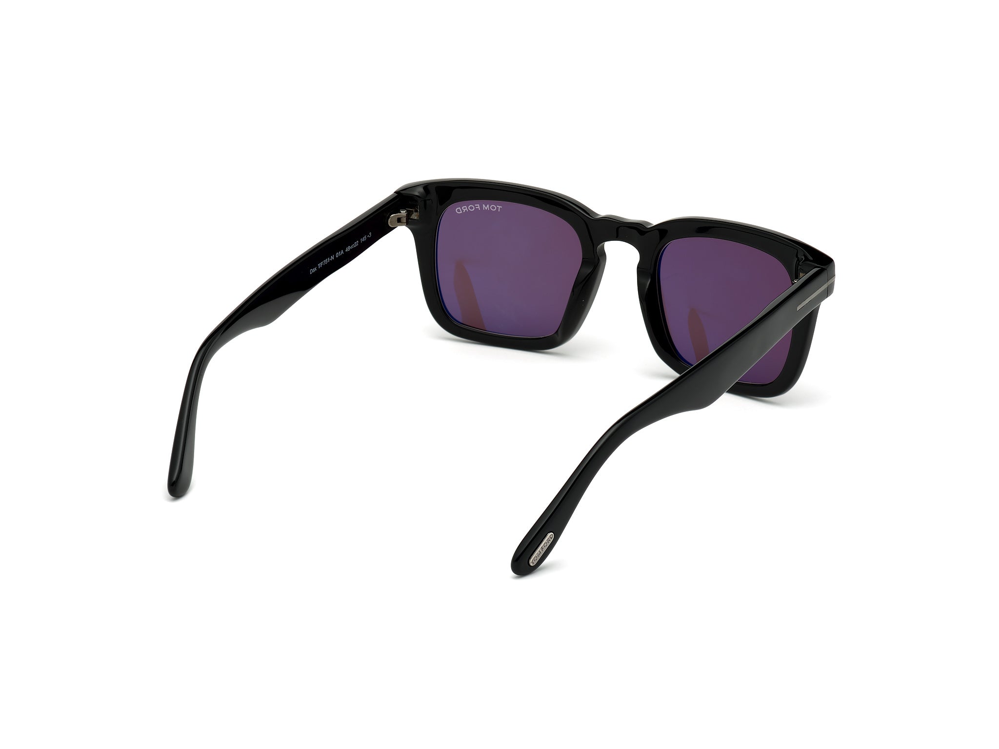 Shiny Black Male Sunglasses Tom Ford 889214095978