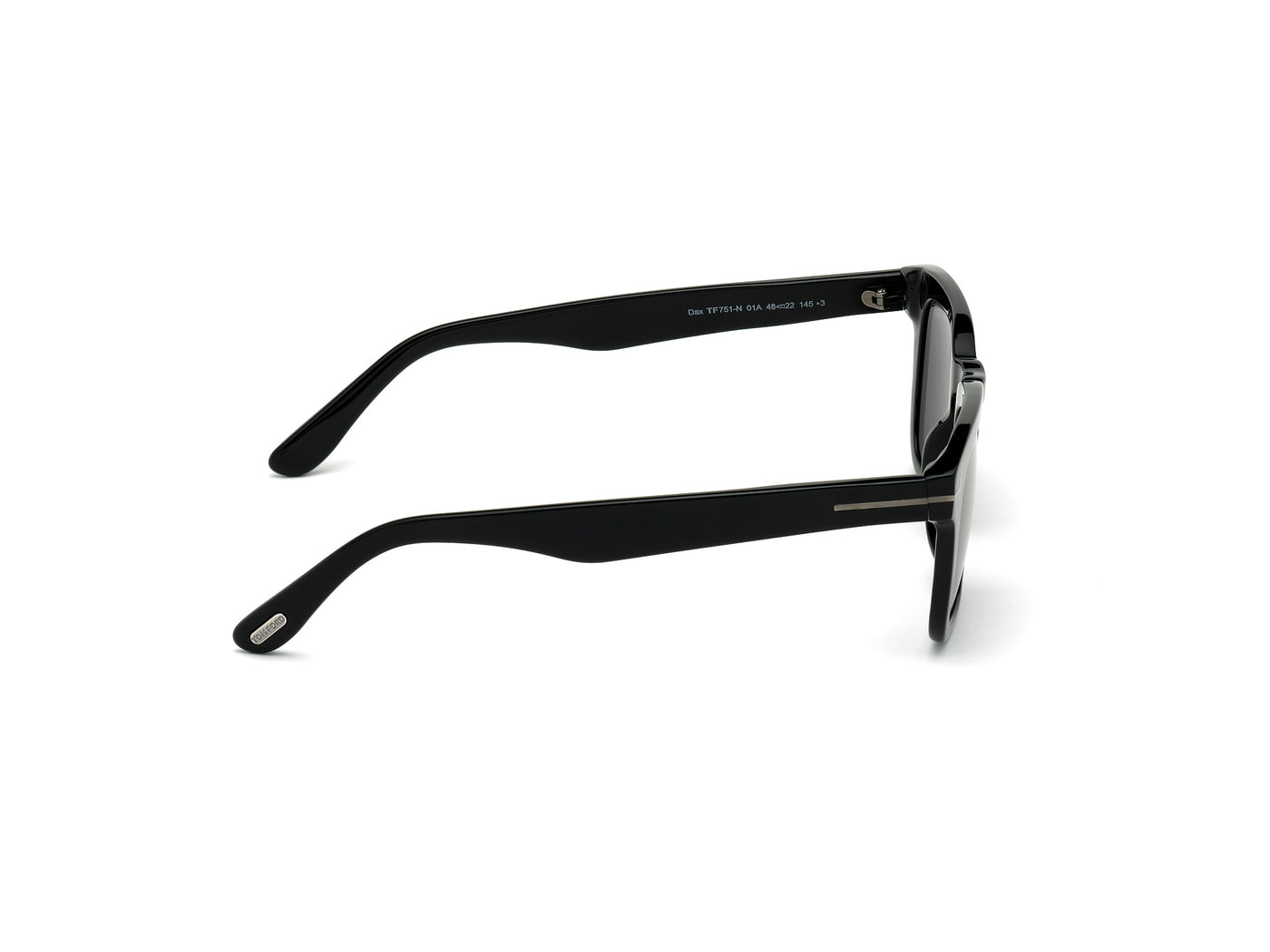 Shiny Black Male Sunglasses Tom Ford 889214095978