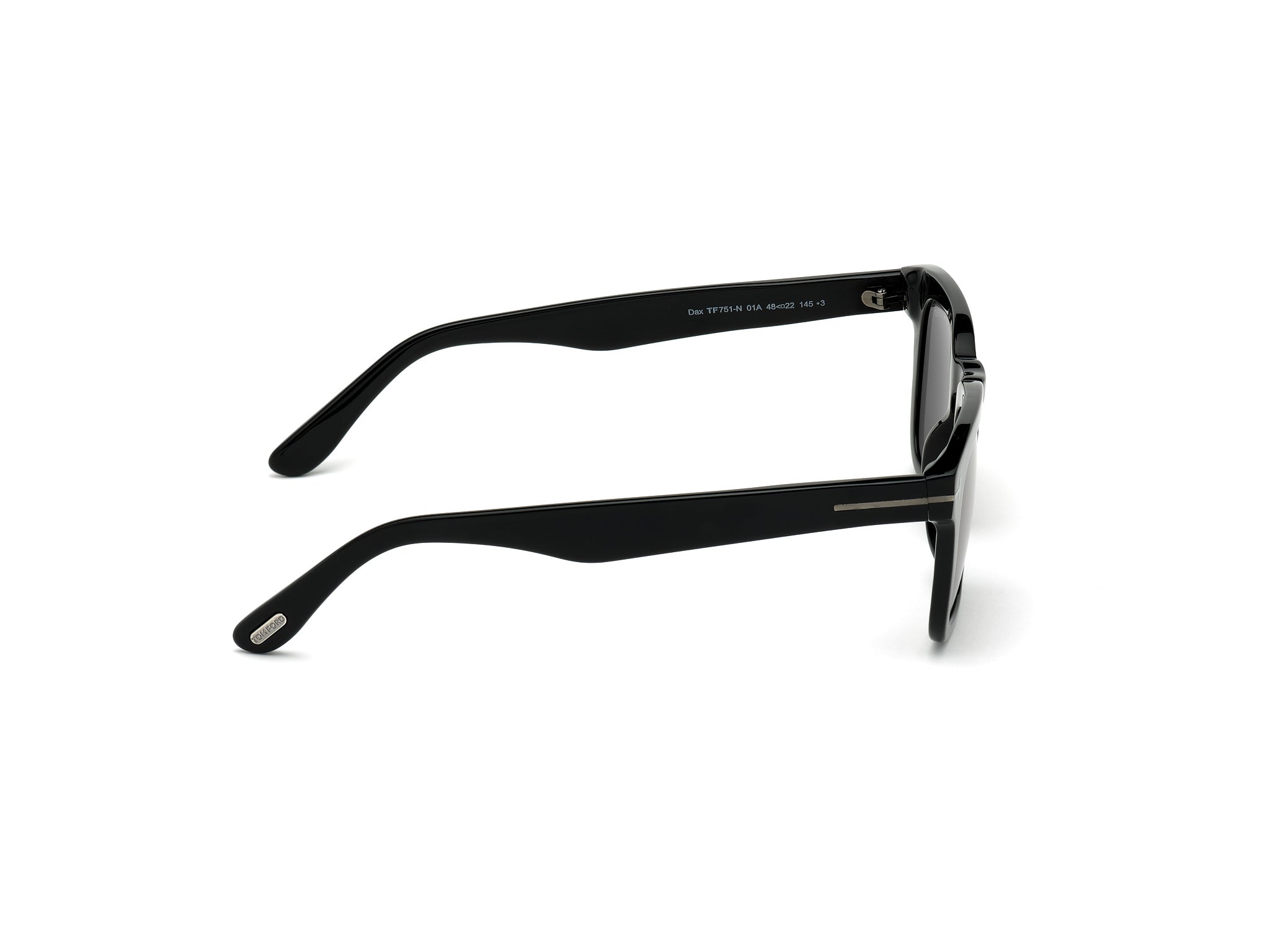 Shiny Black Male Sunglasses Tom Ford 889214095978