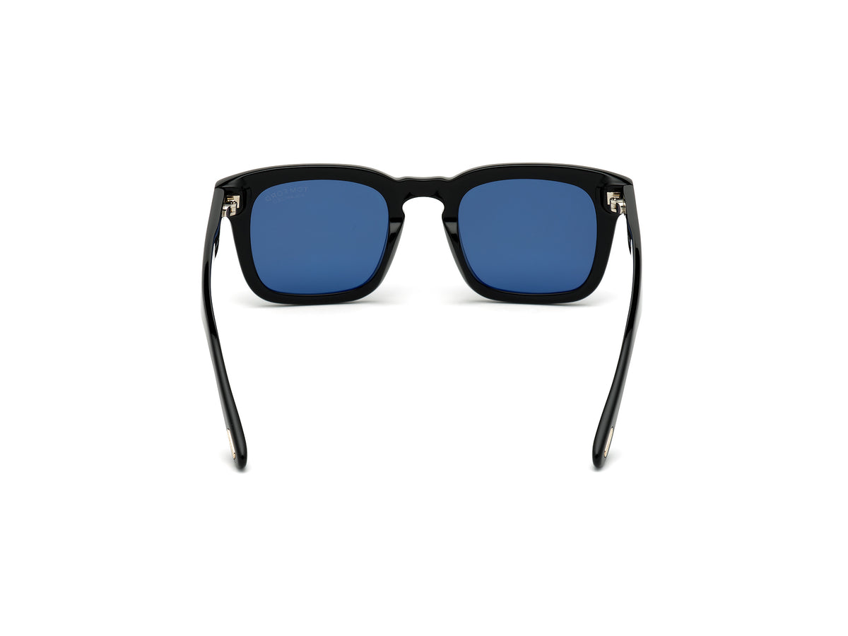 Shiny Black Blue Male Sunglasses Tom Ford 889214095893 889214095930