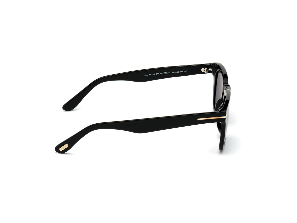 Shiny Black Blue Male Sunglasses Tom Ford 889214095893 889214095930