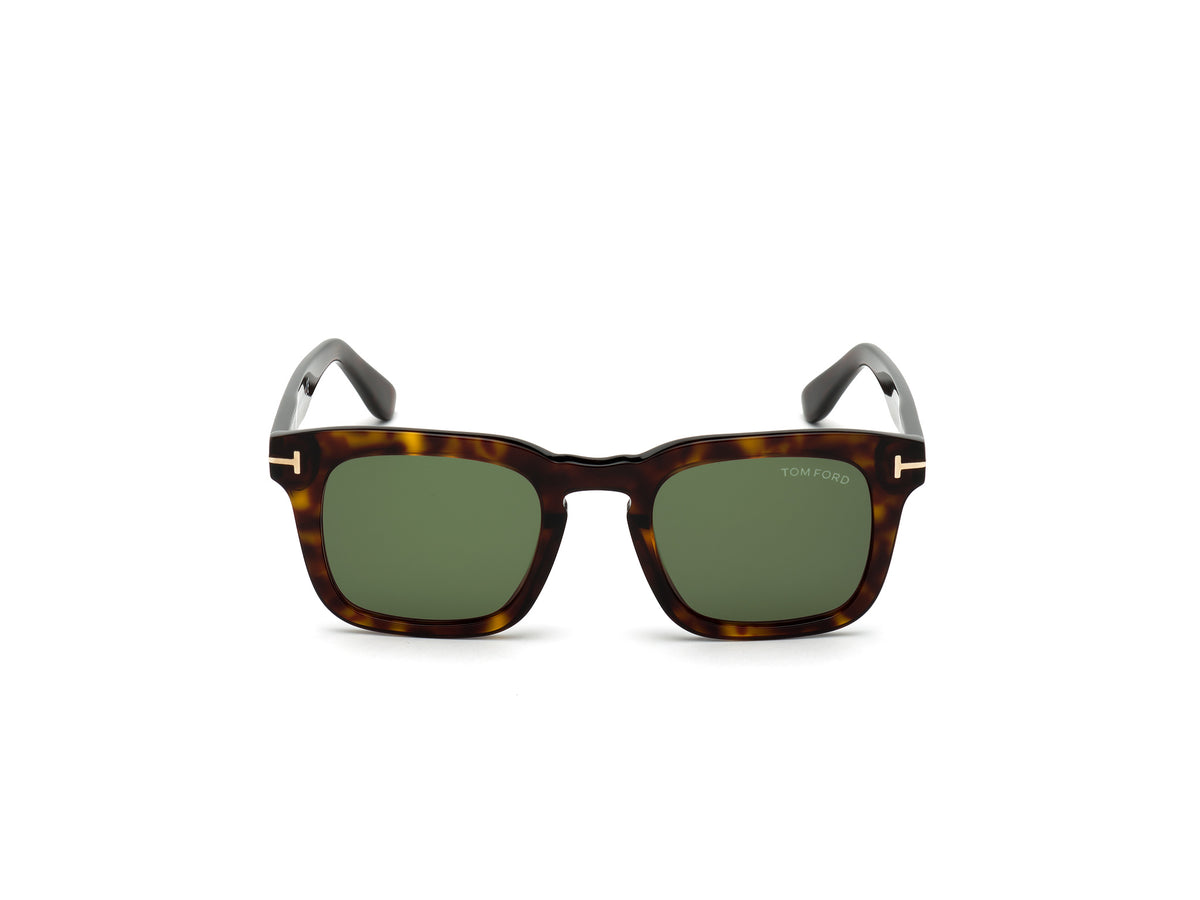 Dark Havana Green Male Sunglasses Tom Ford 889214095909 889214095947