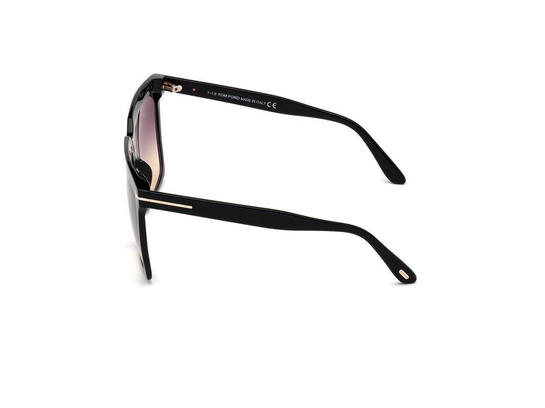 Shiny Black Female Sunglasses Tom Ford 889214096425